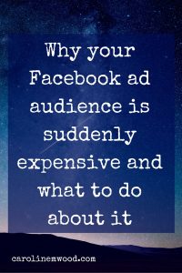 Why your Facebook ad audience is expensive